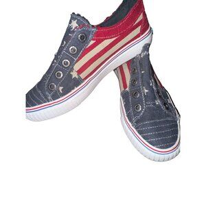 Blowfish‎ Malibu, USA patriotic slip on shoes Women’s 6.5